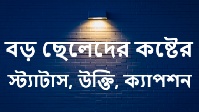 বড় ছেলেদের কষ্টের স্ট্যাটাস