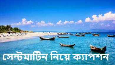 সেন্টমার্টিন নিয়ে ক্যাপশন