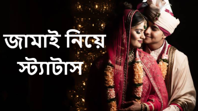 জামাই নিয়ে স্ট্যাটাস