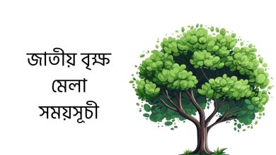 জাতীয় বৃক্ষ মেলা সময়সূচী