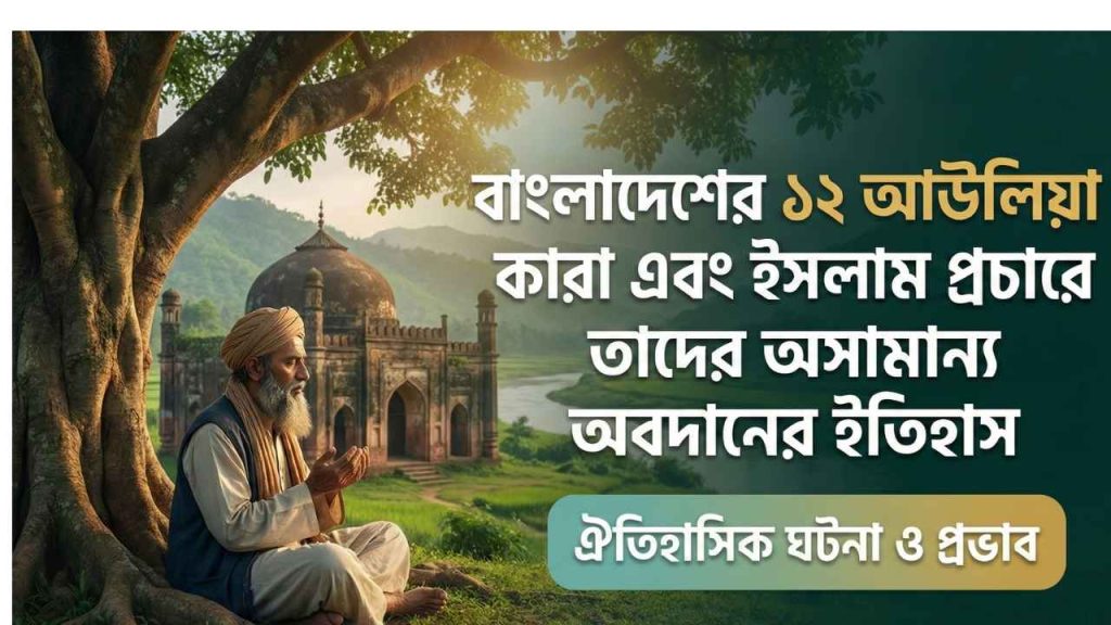 বাংলাদেশের ১২ আউলিয়া কারা?ইসলাম প্রচারে তাদের অবদান কতটা?