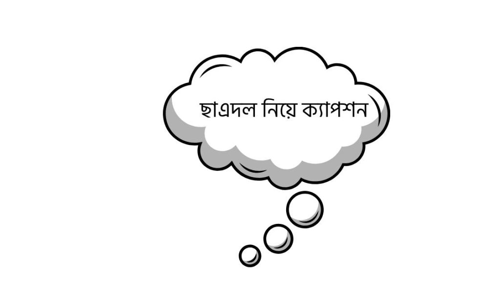 ছাএদল নিয়ে ক্যাপশন