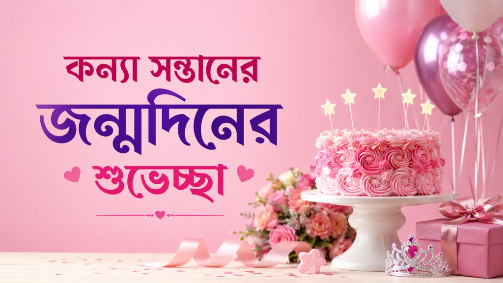 কন্যা সন্তানের জন্মদিনের শুভেচ্ছা