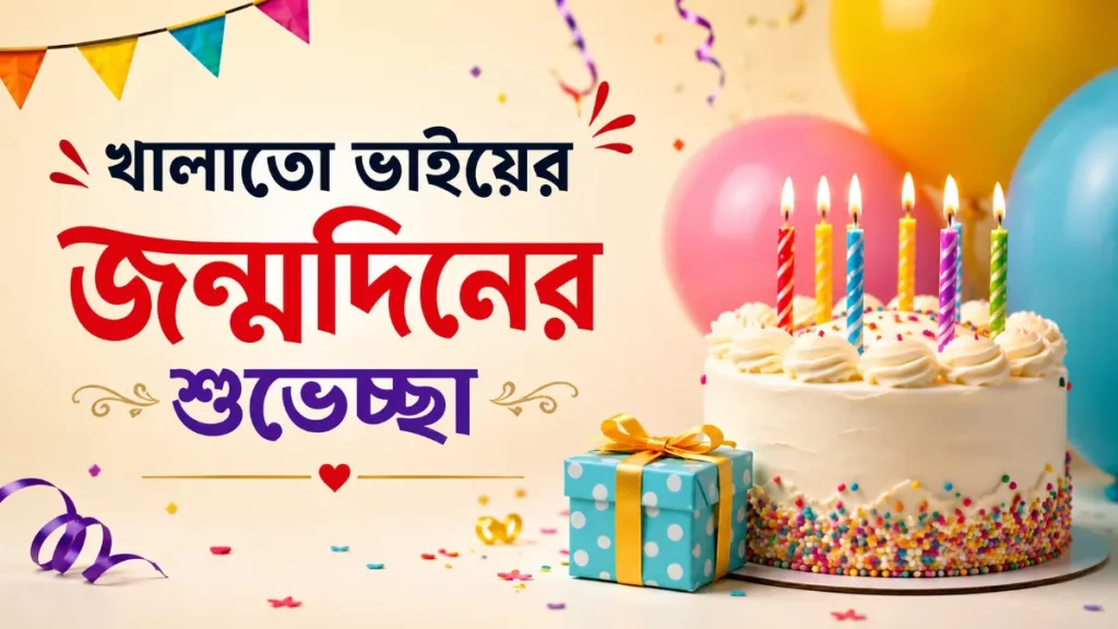 খালাতো ভাইয়ের জন্মদিনের শুভেচ্ছা