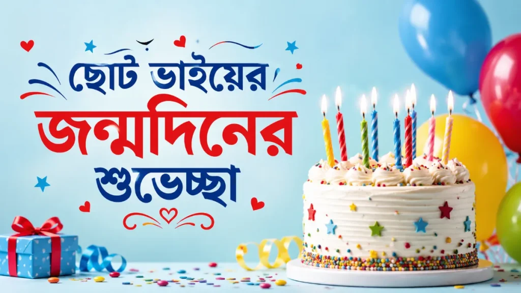 ছোট ভাইয়ের জন্মদিনের শুভেচ্ছা