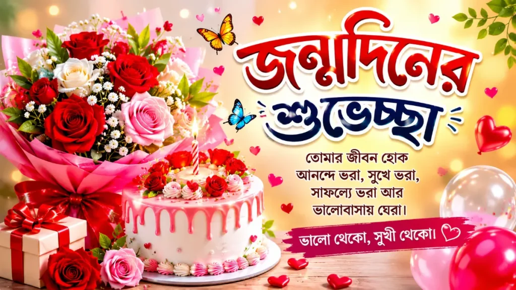 জন্মদিনের শুভেচ্ছা স্ট্যাটাস
