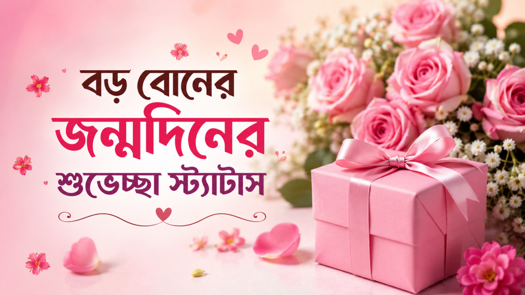বড় বোনের জন্মদিনের শুভেচ্ছা