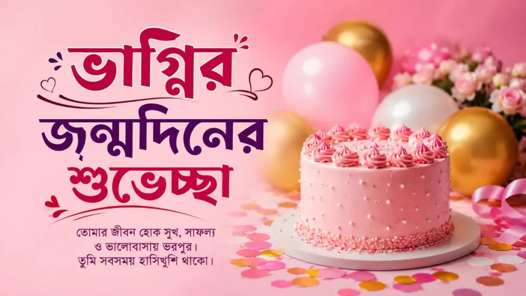 ভাগ্নির জন্মদিনের শুভেচ্ছা স্ট্যাটাস