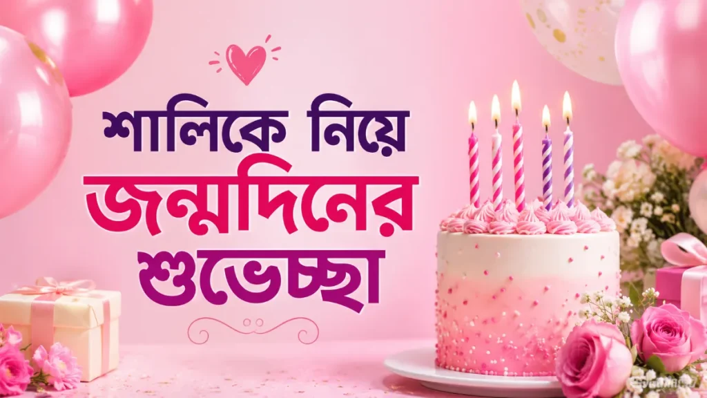 শালিকে নিয়ে জন্মদিনের শুভেচ্ছা